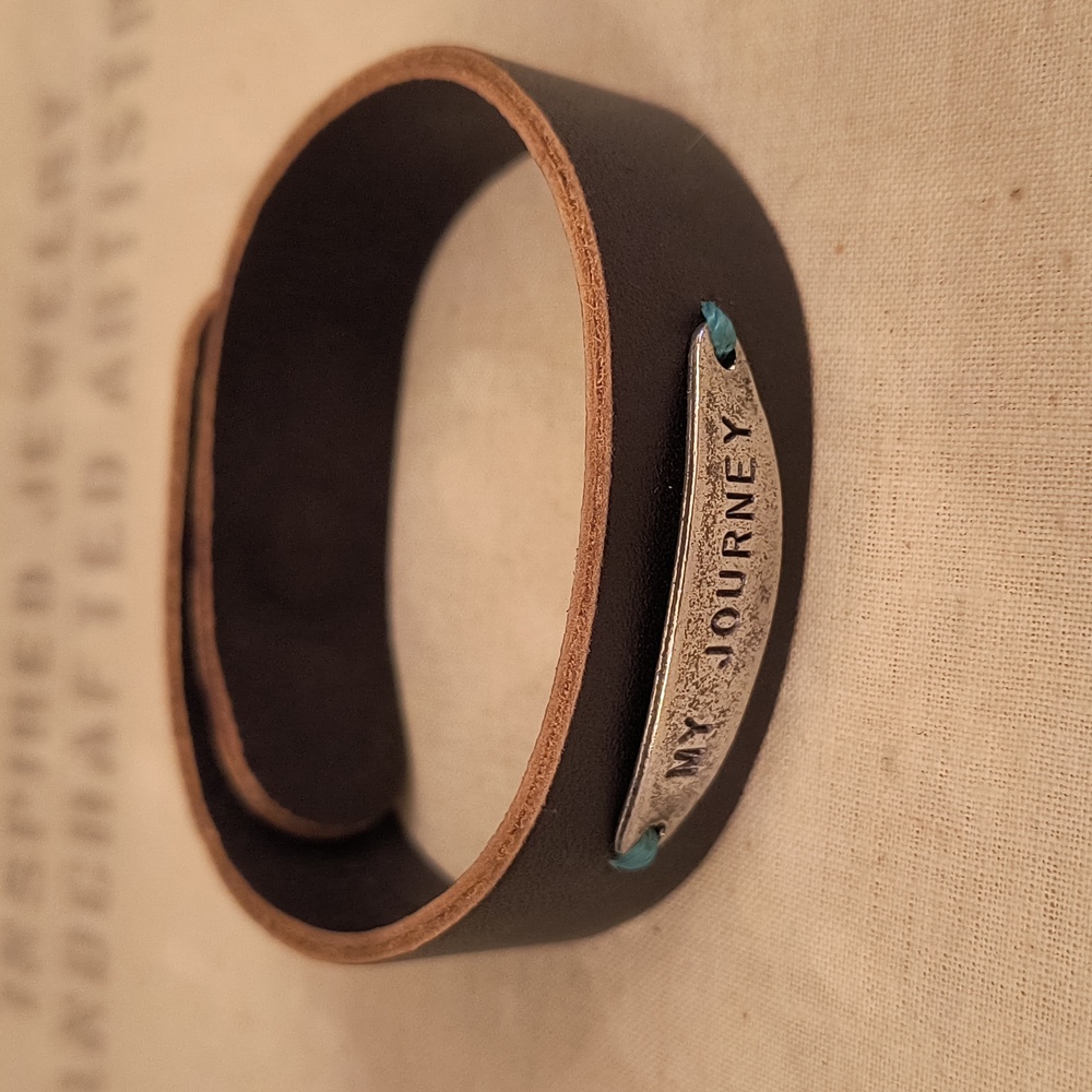Jane ID Leather Bracelet My Journey